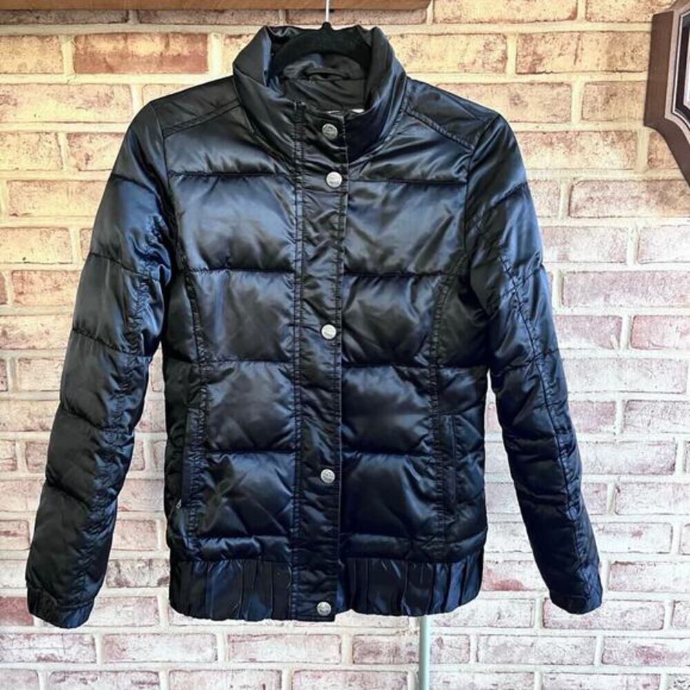 LEVIS Vintage Black Puffer Bomber‎ Jacket  (I352) - Picture 3 of 7